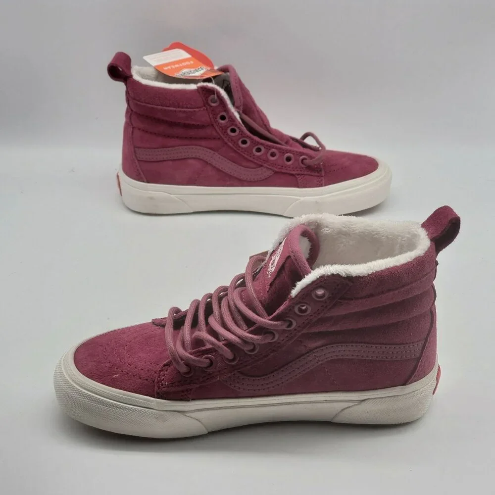 Vans Sk8-Hi Mte Suede Sneaker Shoes In Dry Rose Womens‎ Size 5